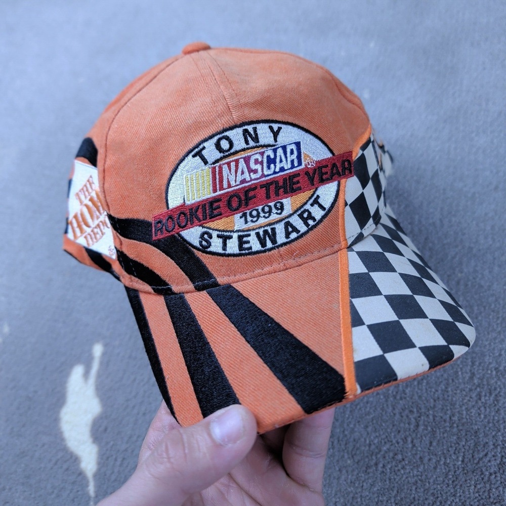 Chase Authentics Tony Stewart Hat OSFA Unisex Orange 1999 NASCAR Rookie Year New — photo 2